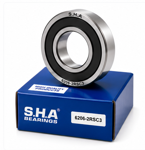 بلبرینگ 6206 2RS/C3  برند اس اچ آ SHA